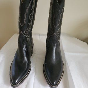 Black  Cara Blanca Cowboy Boots, size 9,